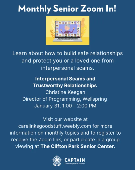 Care Links Monthly Senior Zoom In